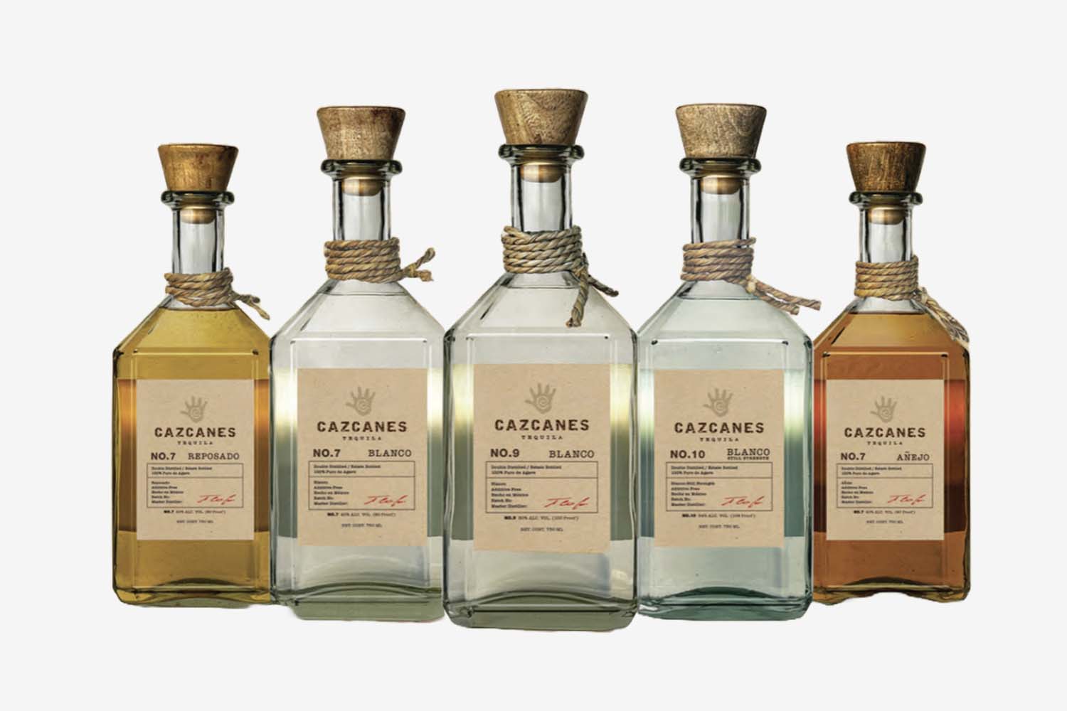 Various releases from Cazcanes Tequilas