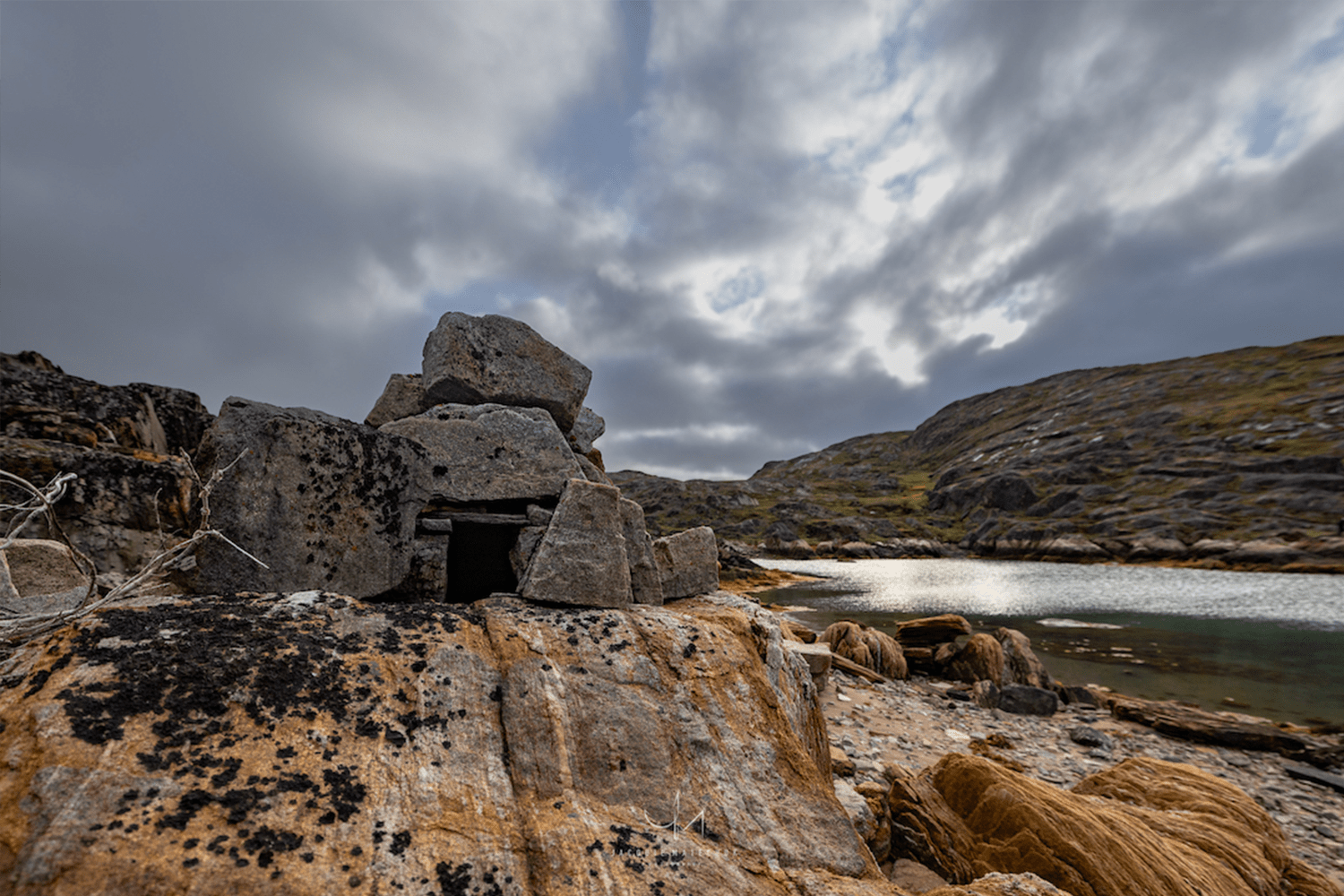 Inuit fox trap in Greenland
