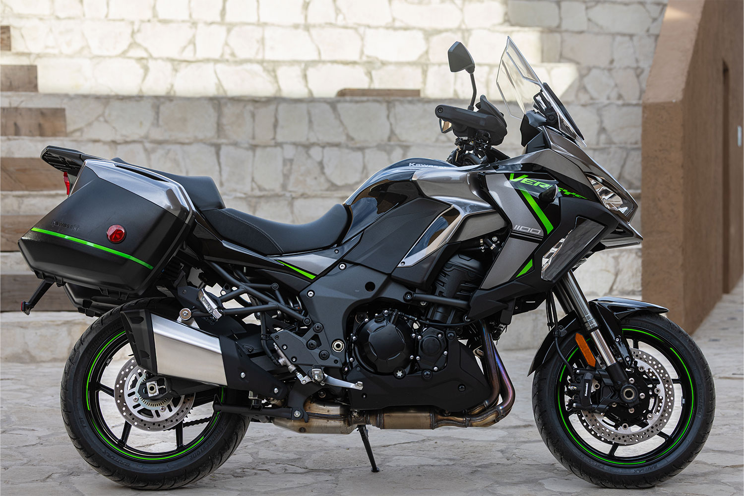 The new Kawasaki Versys 1100 SE sport touring motorcycle