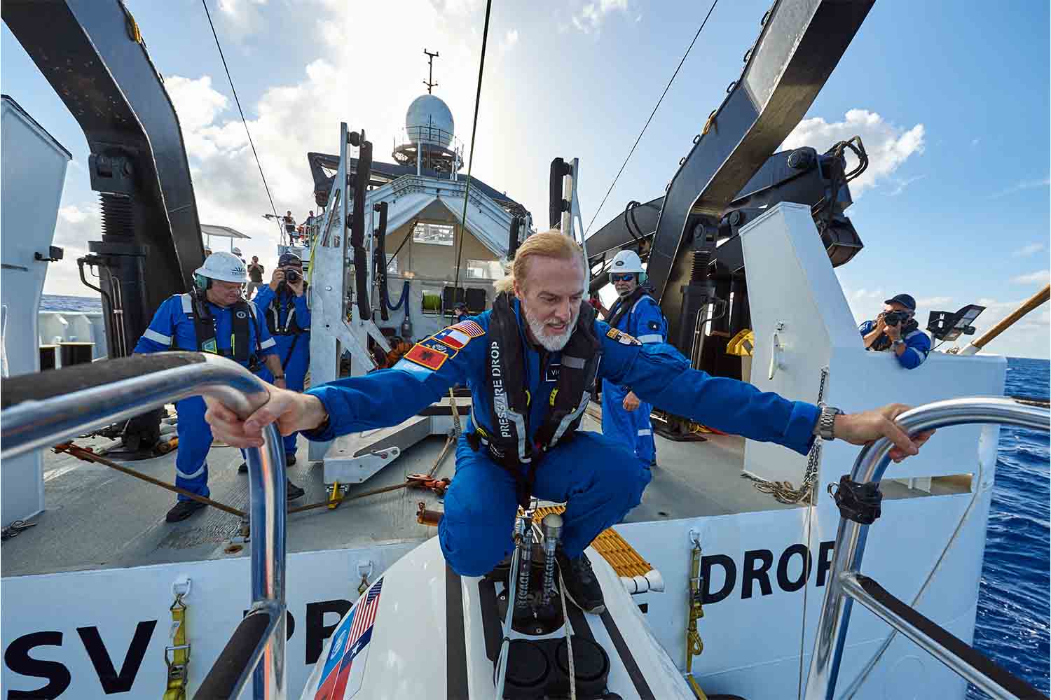Victor Vescovo at the Mariana Trench