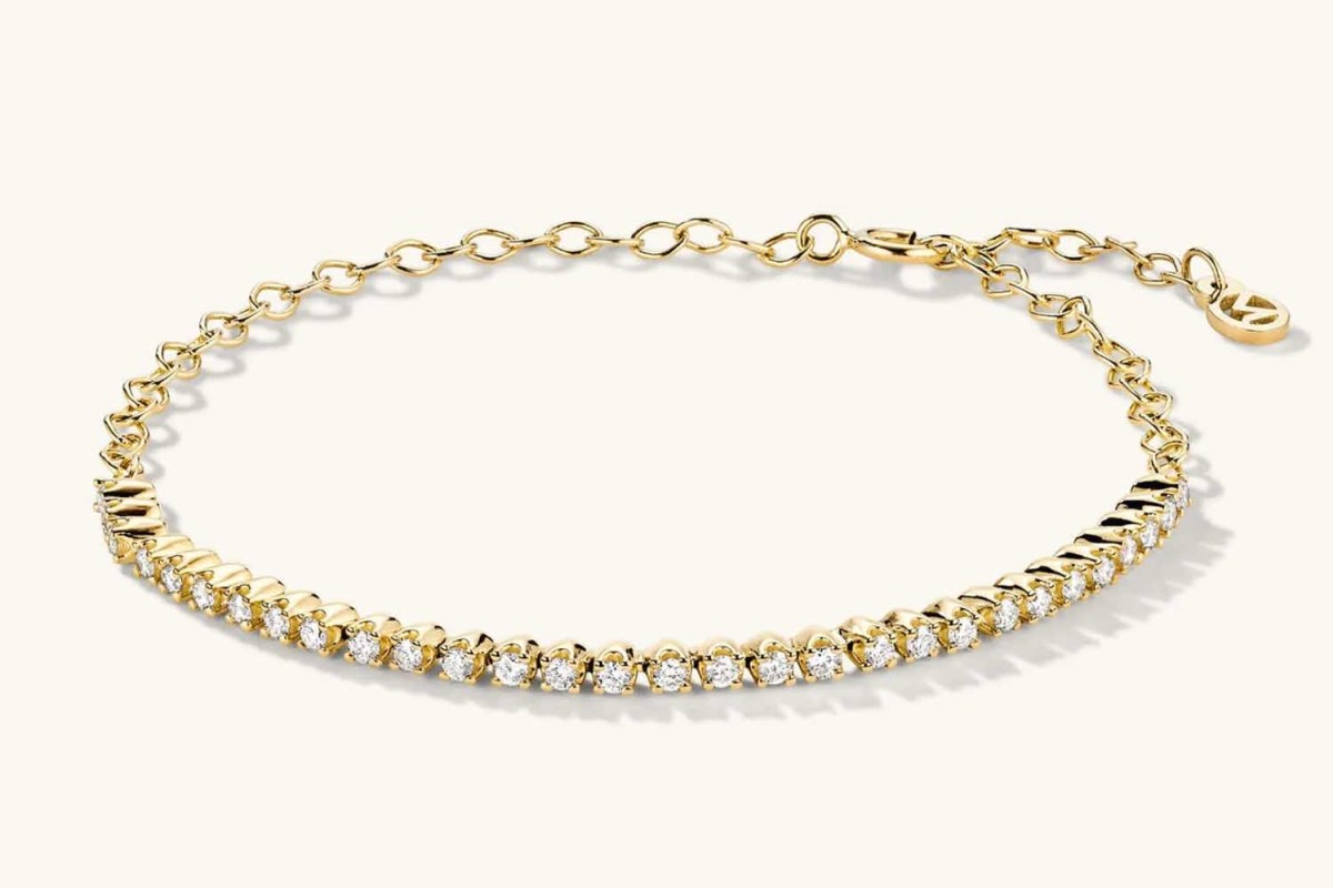 Mejuri Diamond Half Tennis Bracelet