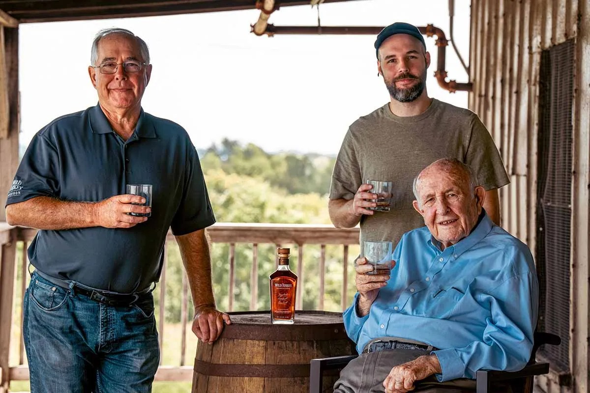(L-R) Eddie, Bruce and Jimmy Russell