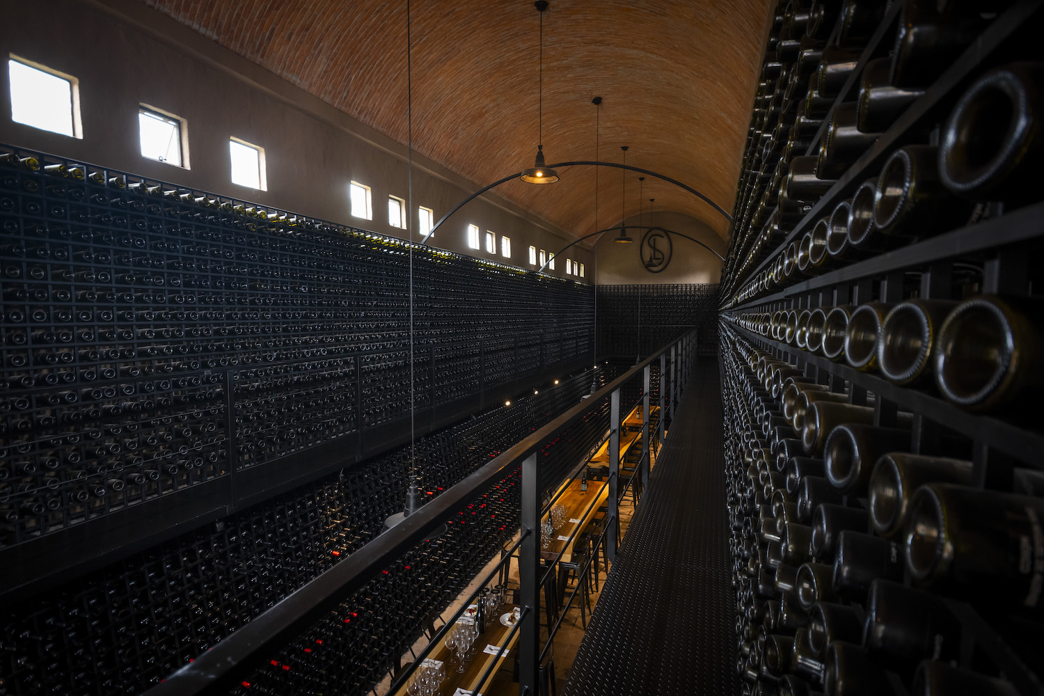 The tasting room at San Lucas