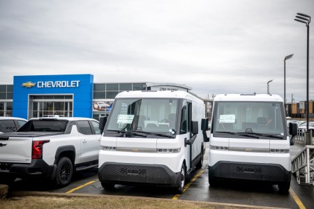 Electric vans from BrightDrop, which is part of General Motors' Chevrolet brand