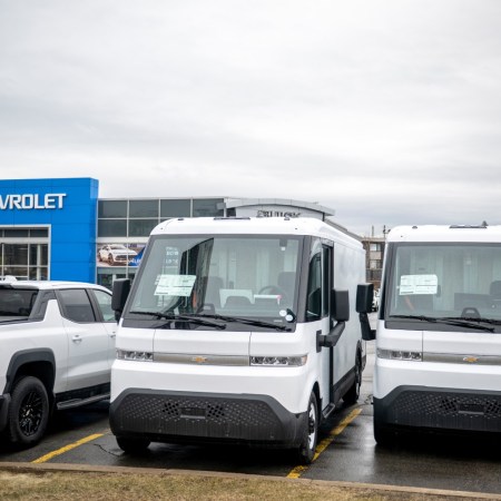 Electric vans from BrightDrop, which is part of General Motors' Chevrolet brand