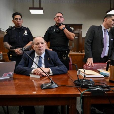 Harvey Weinstein in court