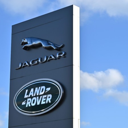 Jaguar Land Rover sign