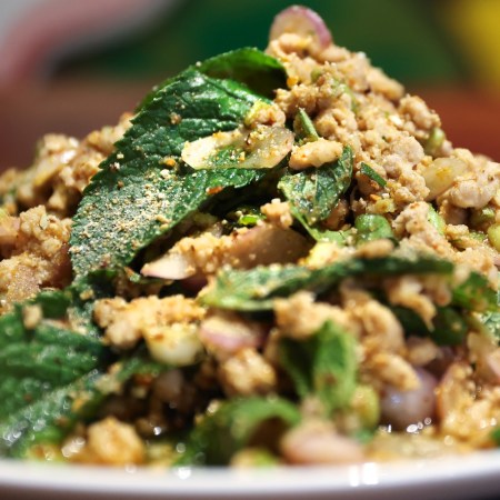delicious, delicious pork larb