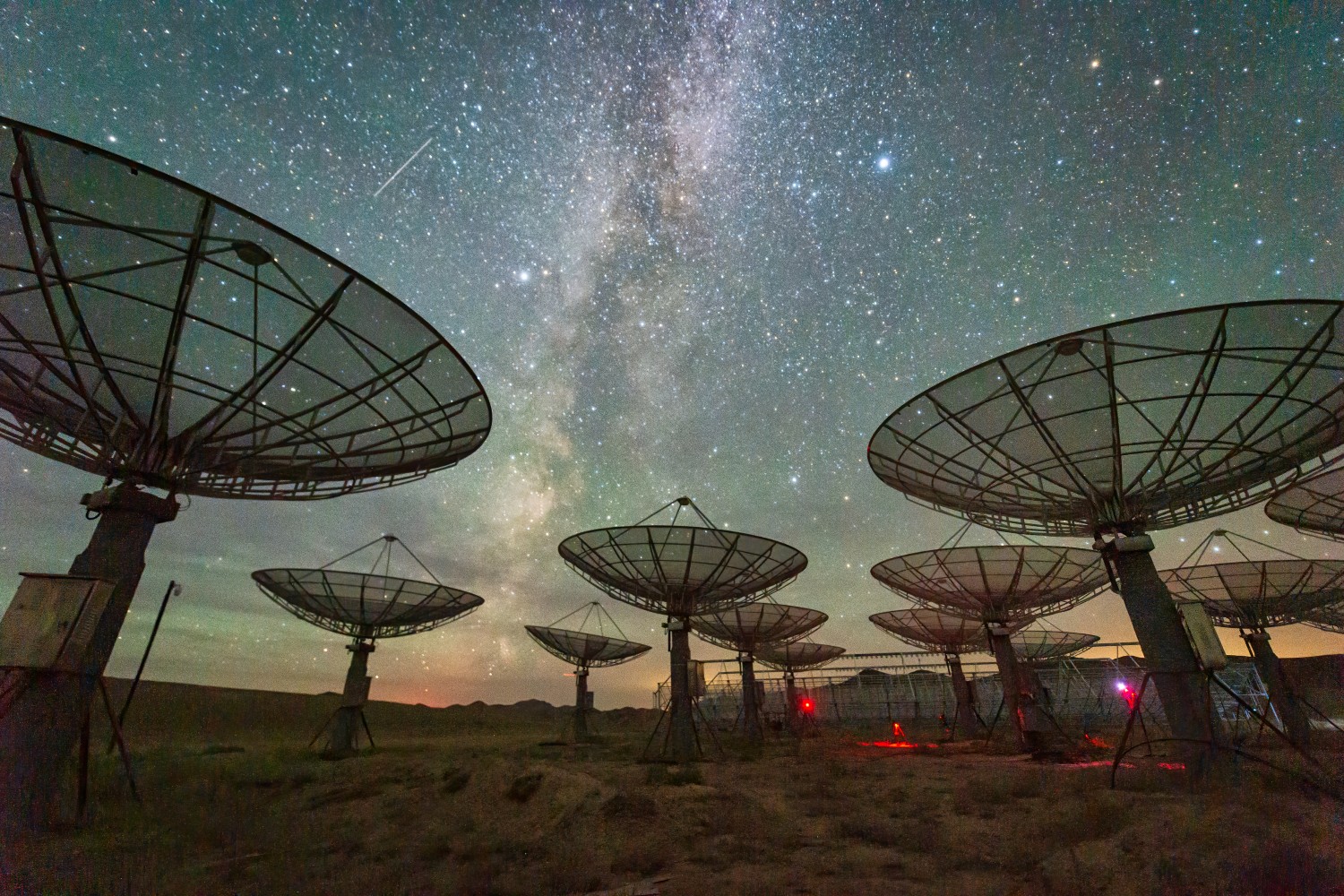 Satellite dish array