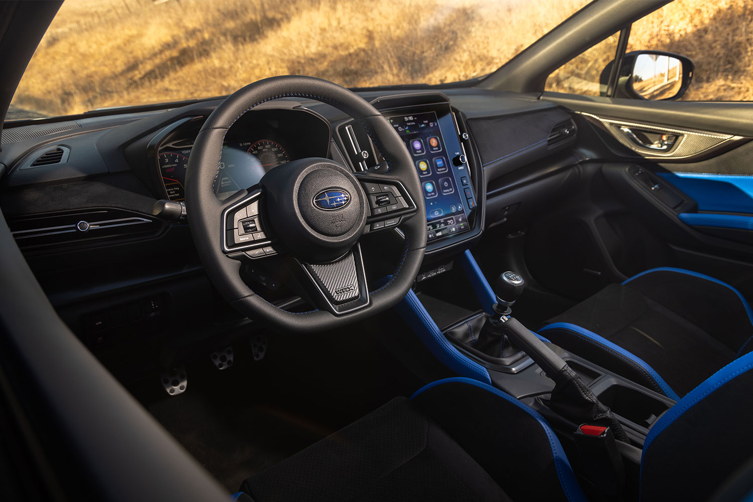 The new Subaru WRX tS comes with a six-speed manual transmission
