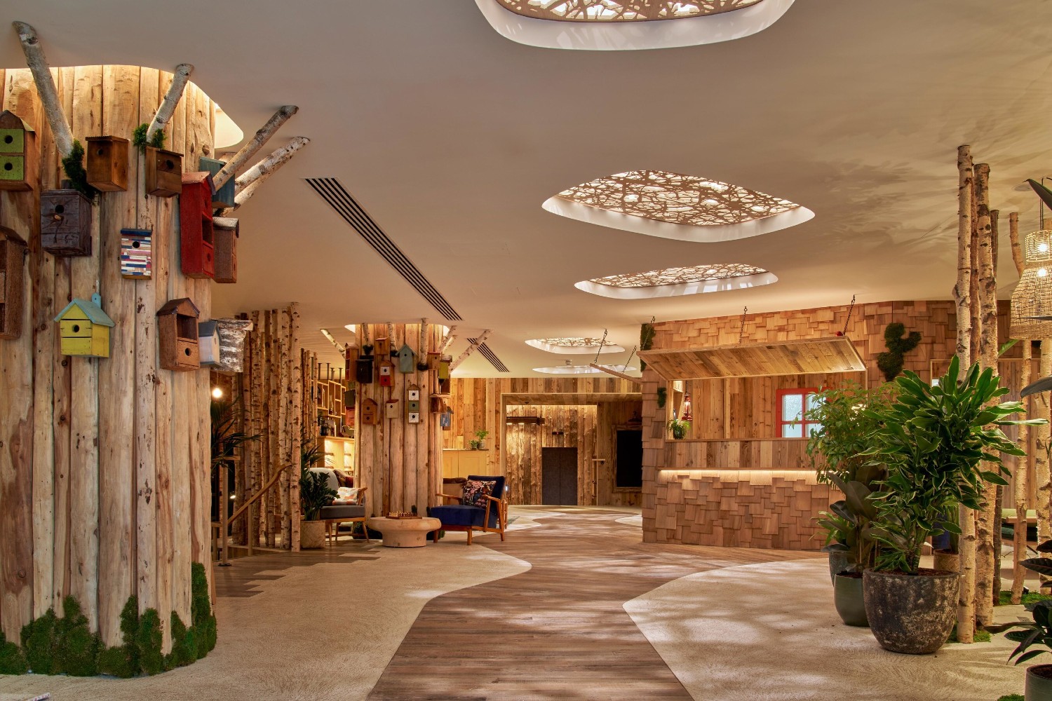 Treehouse Hotel Manchester lobby