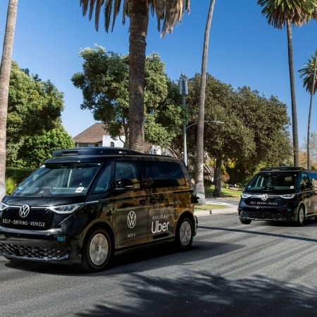 Uber-Volkswagen autonomous vans
