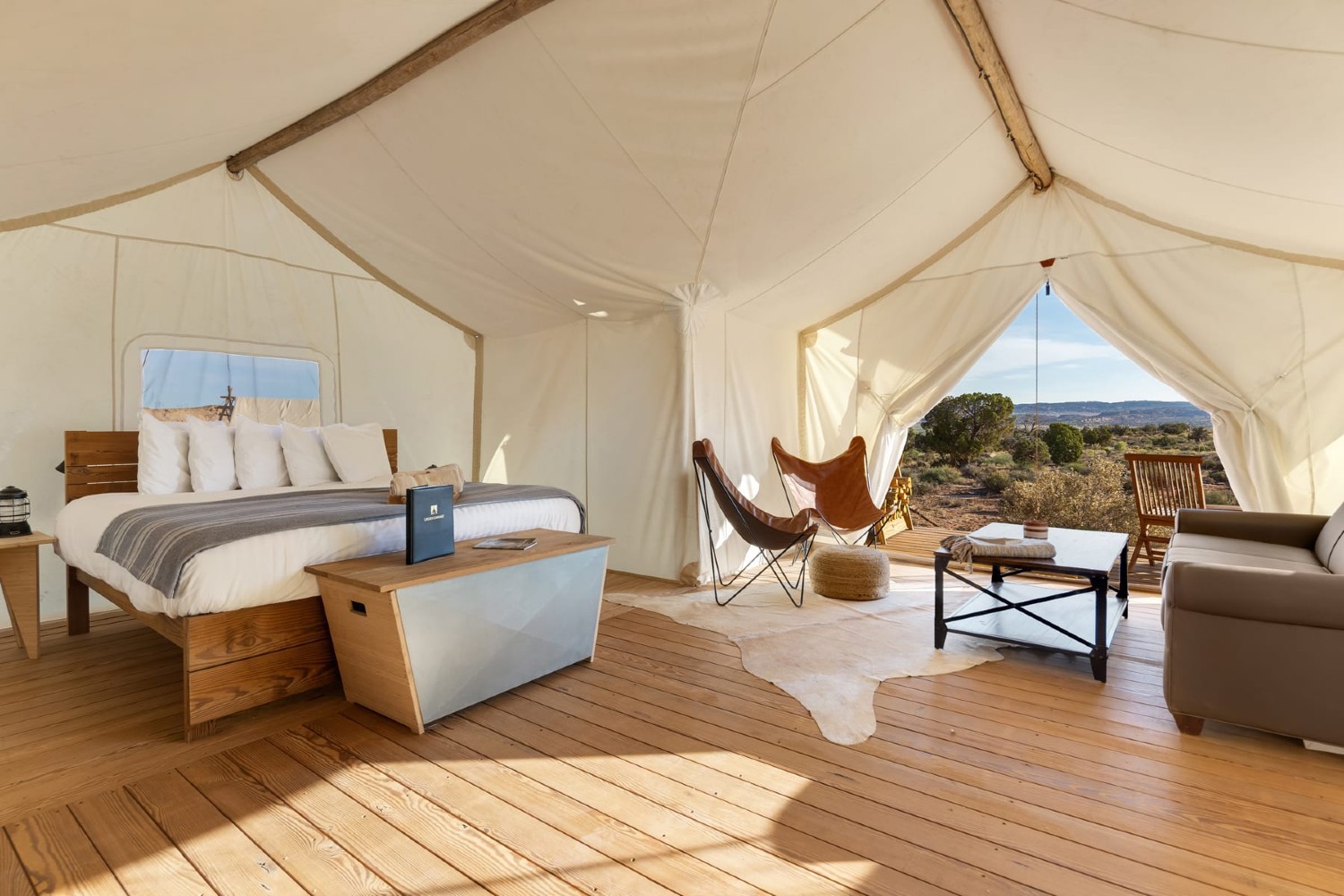 Under Canvas tent