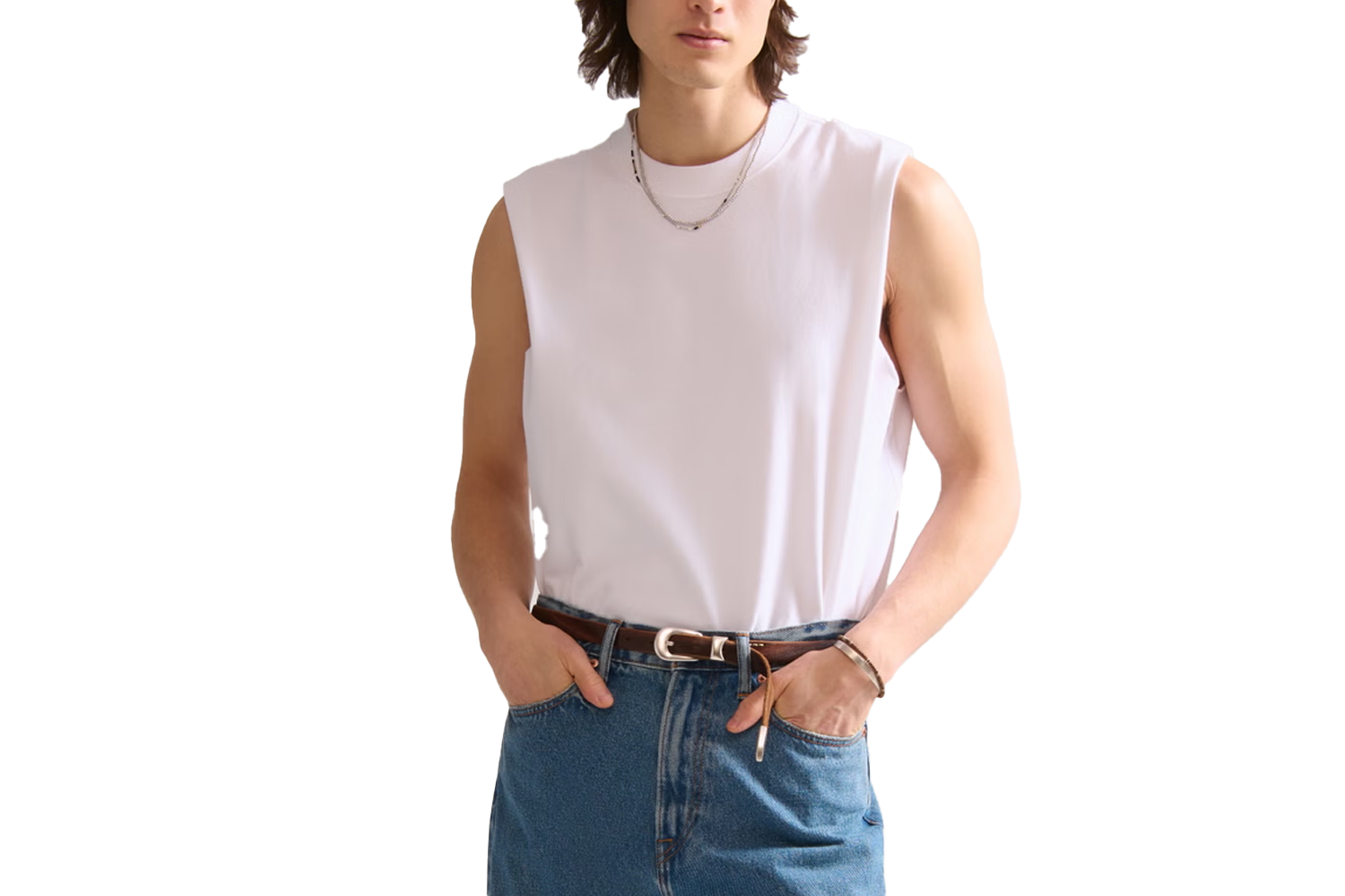 Abercrombie Premium Heavyweight Cropped Tank