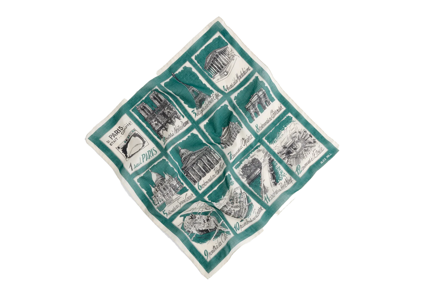 Alex Mill City Bandana in Cotton Voile
