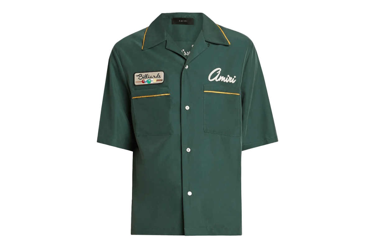 Amiri Billiards Club Camp Shirt