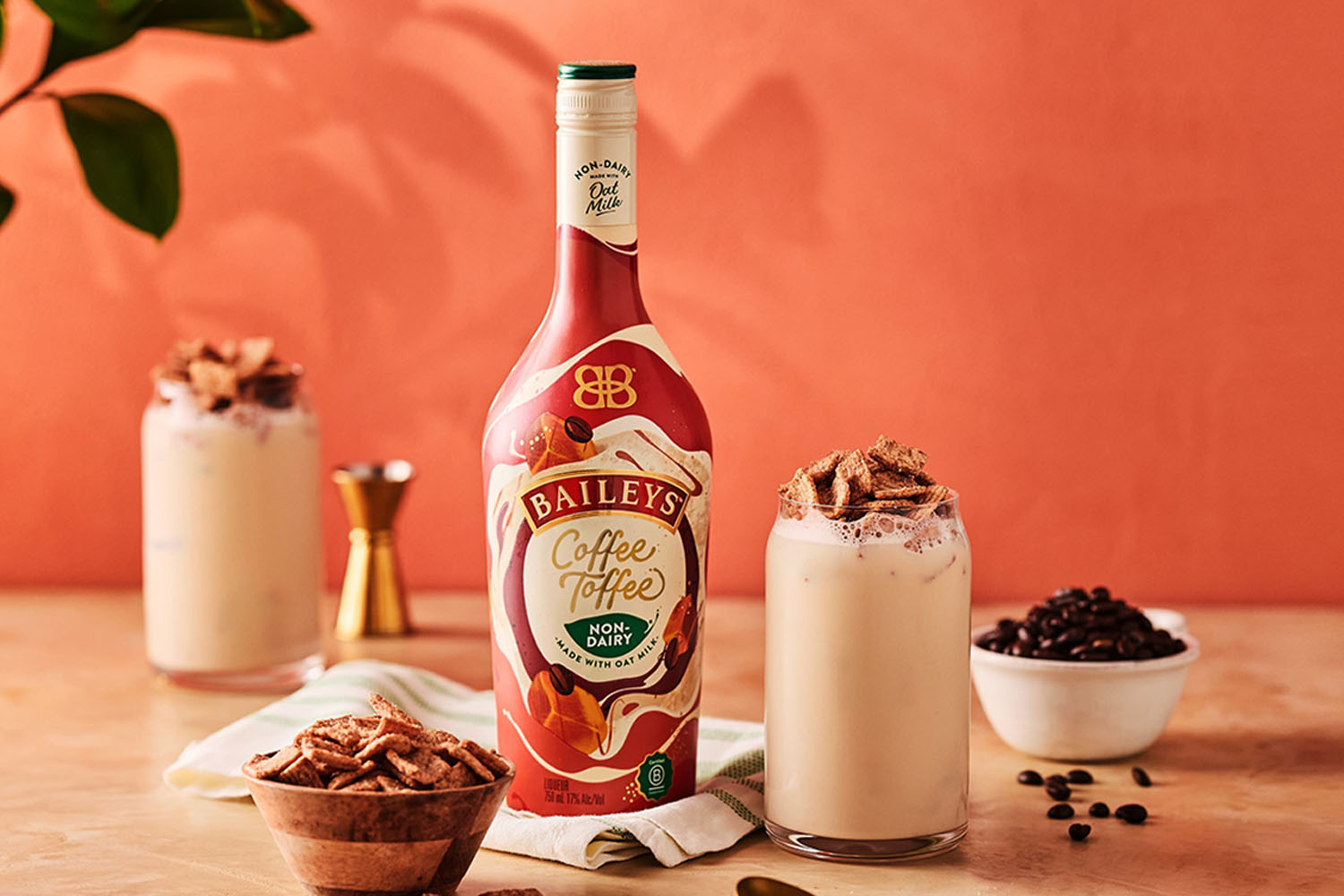 Baileys Coffee Toffee Non-Dairy Liqueur Made with Oat Milk