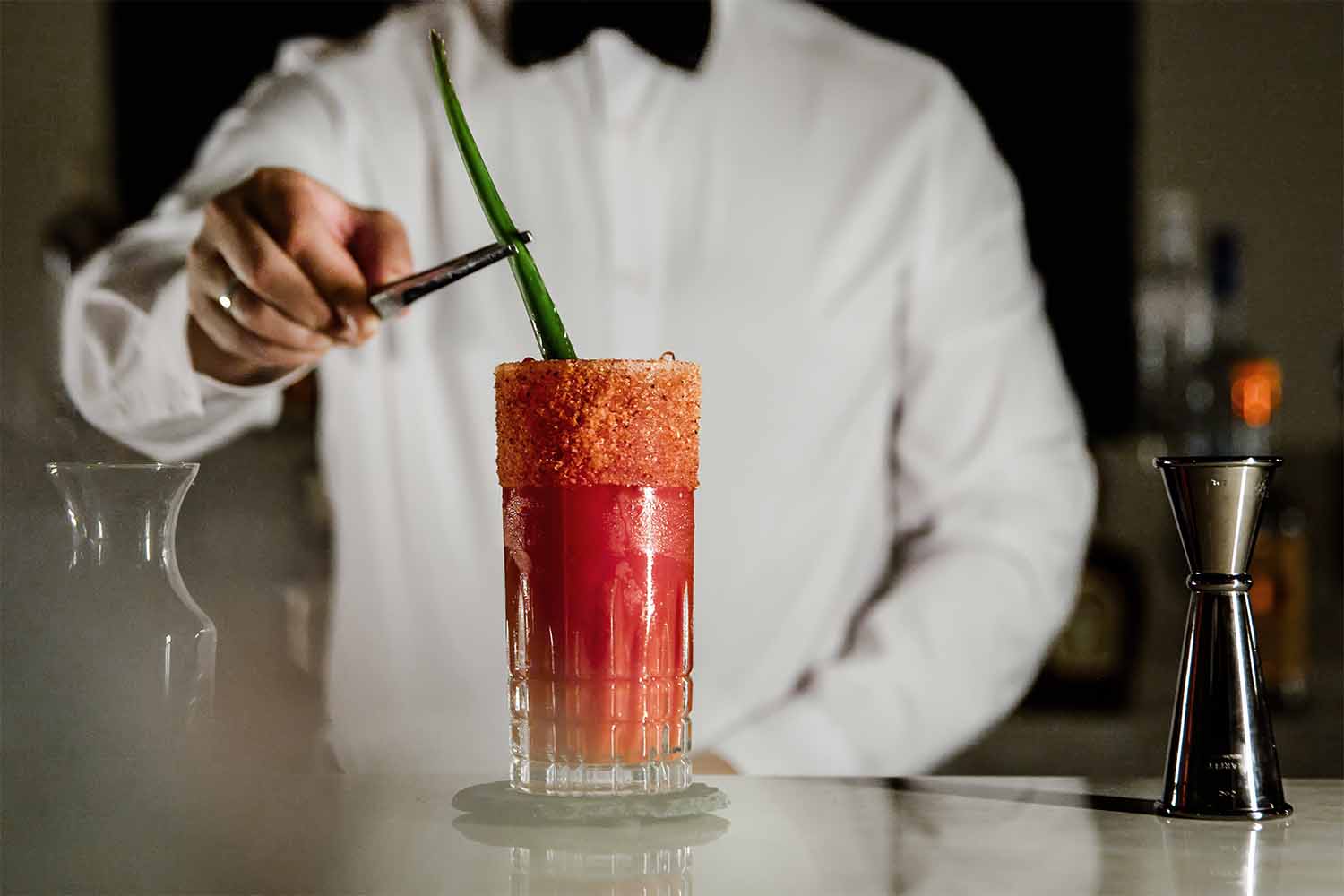 Bloody Mary at the St. Regis Aruba Resort