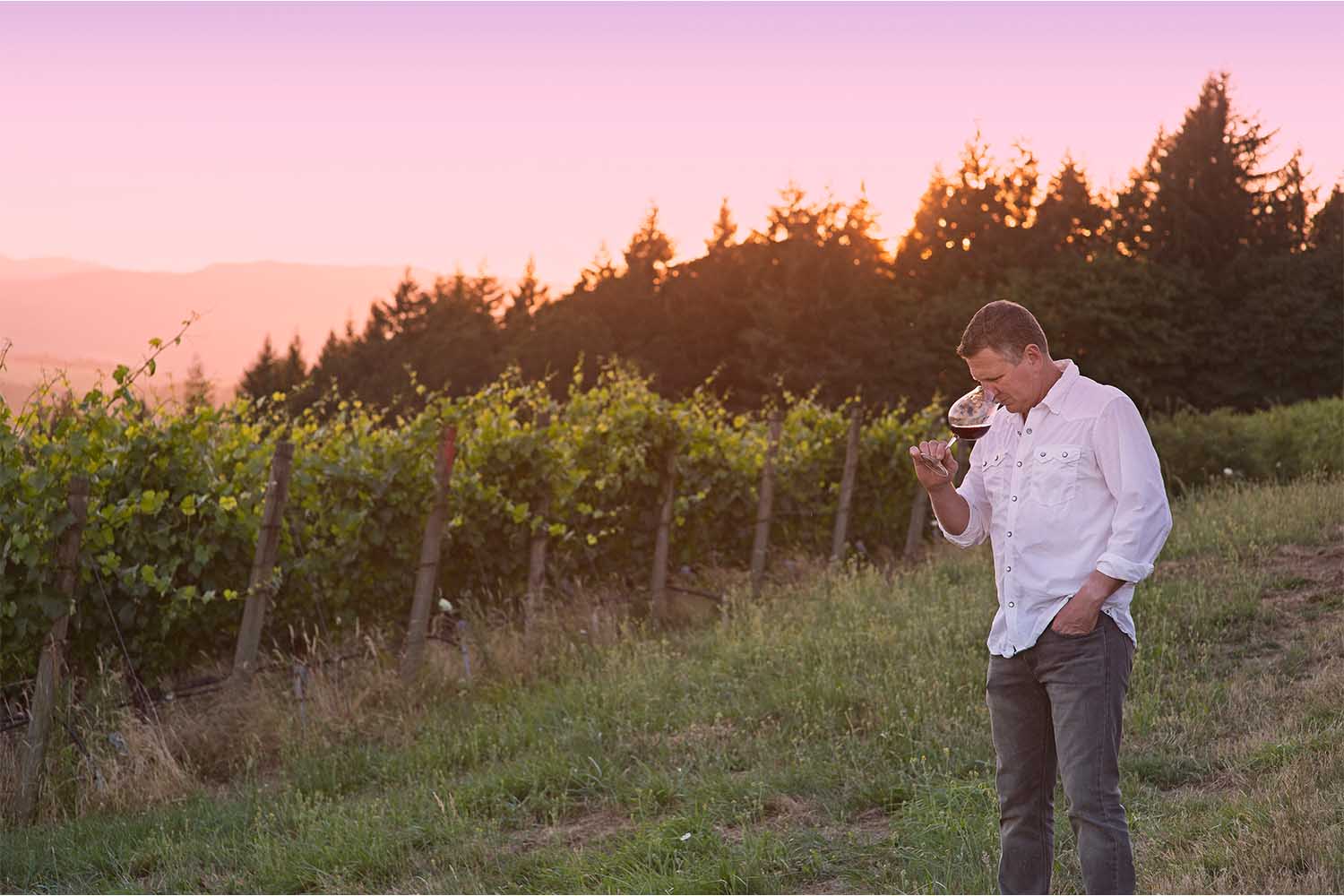 Erik Kramer, winemaker at WillaKenzie Estate in Yamhill, OR