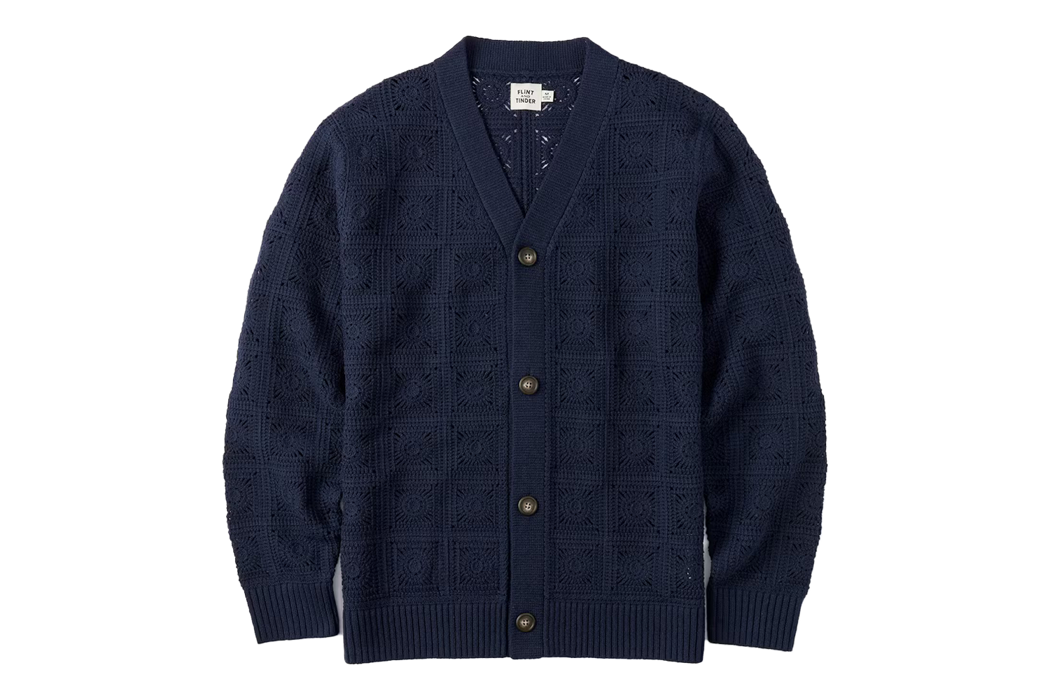 Flint and Tinder Crochet Knit Cardigan