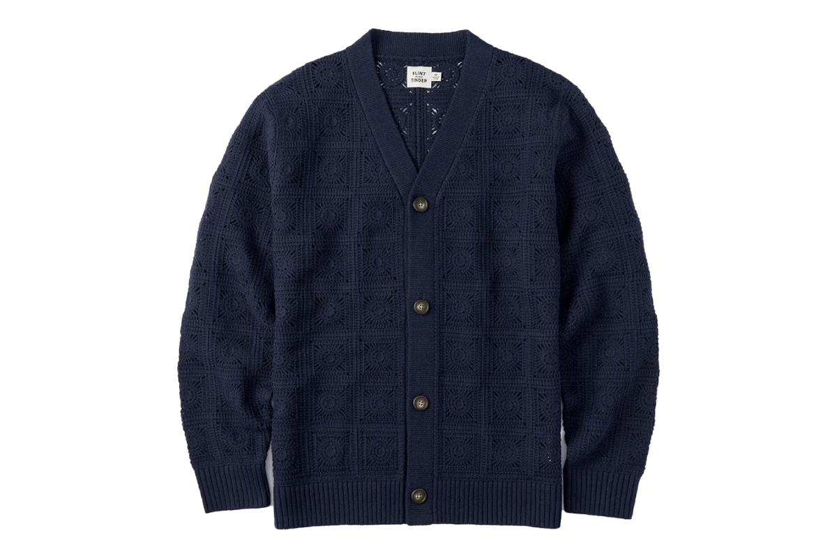 Flint and Tinder Crochet Knit Cardigan