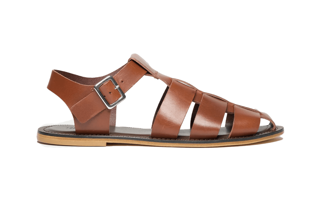 Todd Snyder Leather Fisherman Sandal