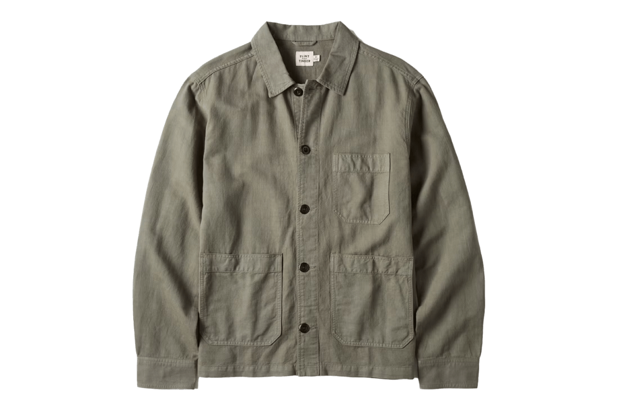 Flint and Tinder Linen Chore Coat