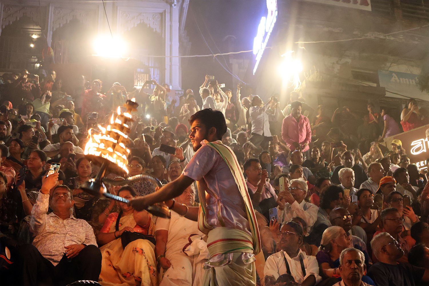 Aarti on the ghats