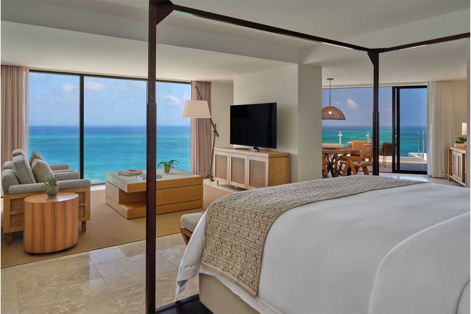 Junior Suite interior at St Regis Aruba Resort