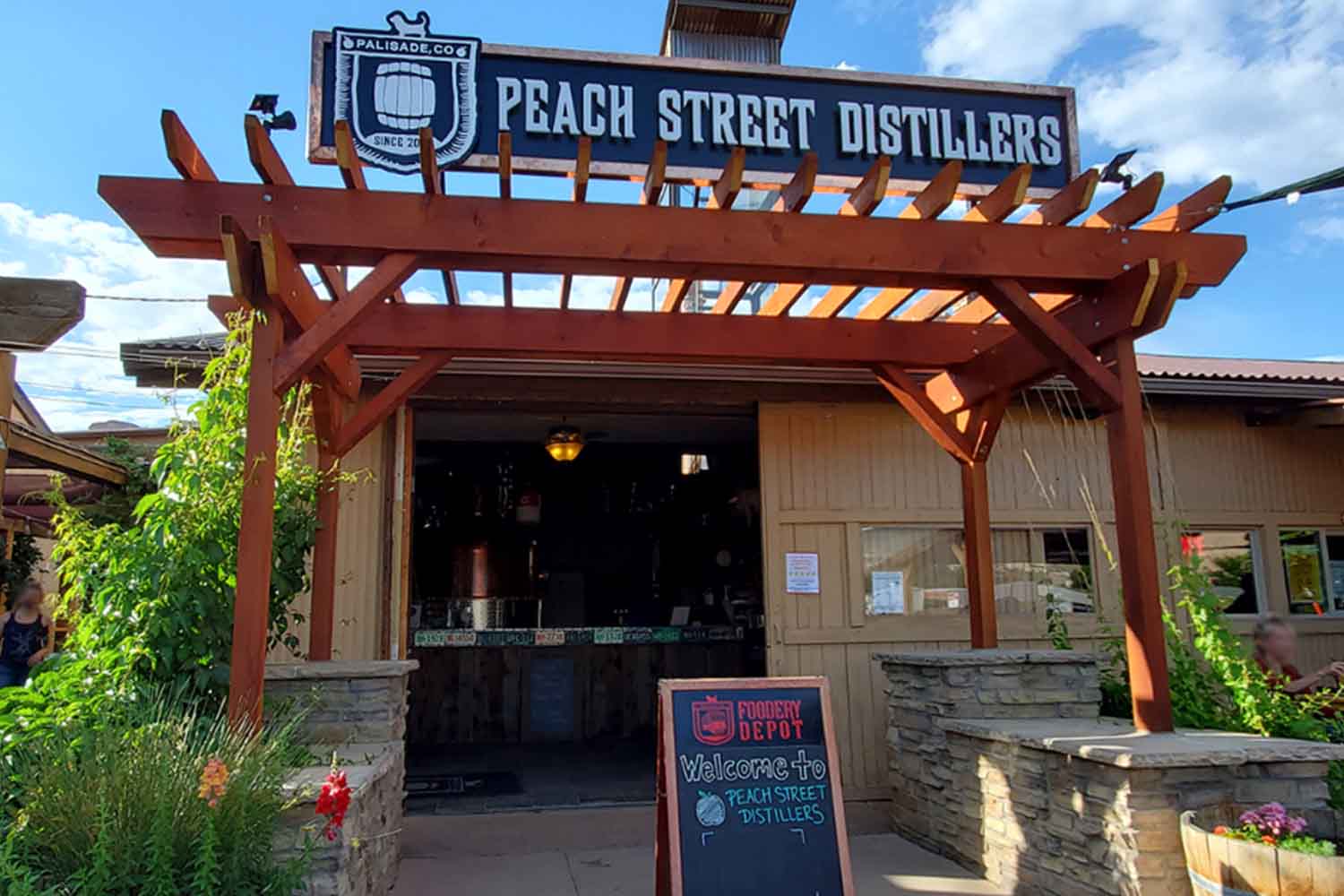 Front of Colorado's Peach Street Distillers