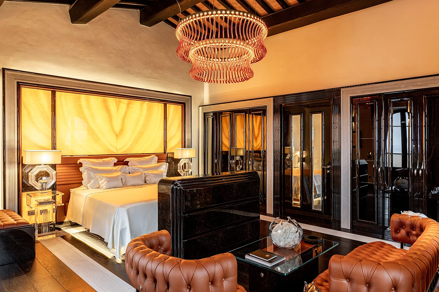 The two-bedroom penthouse