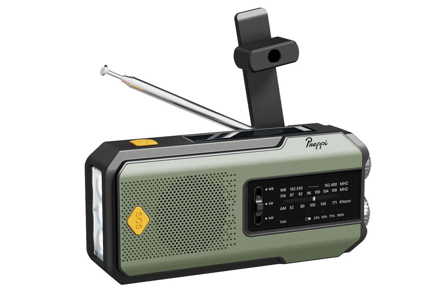 Preppi Solar Charger & Emergency Radio