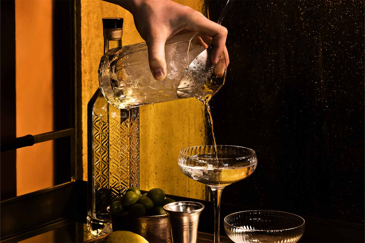 The minibar at Proper DTLA