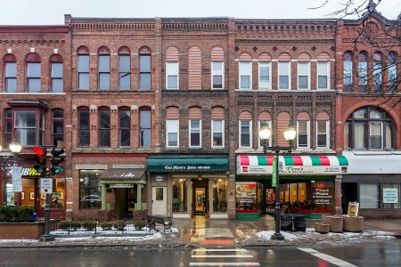 Tino's Pizza on Main Street in Oneonta, New York. Airbnb just named the small New York town one of the next "it" dining destinations.