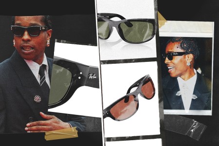 Ray-Ban Baloramas and Ray-Ban Creative Director A$AP Rocky in custom Wayfarers