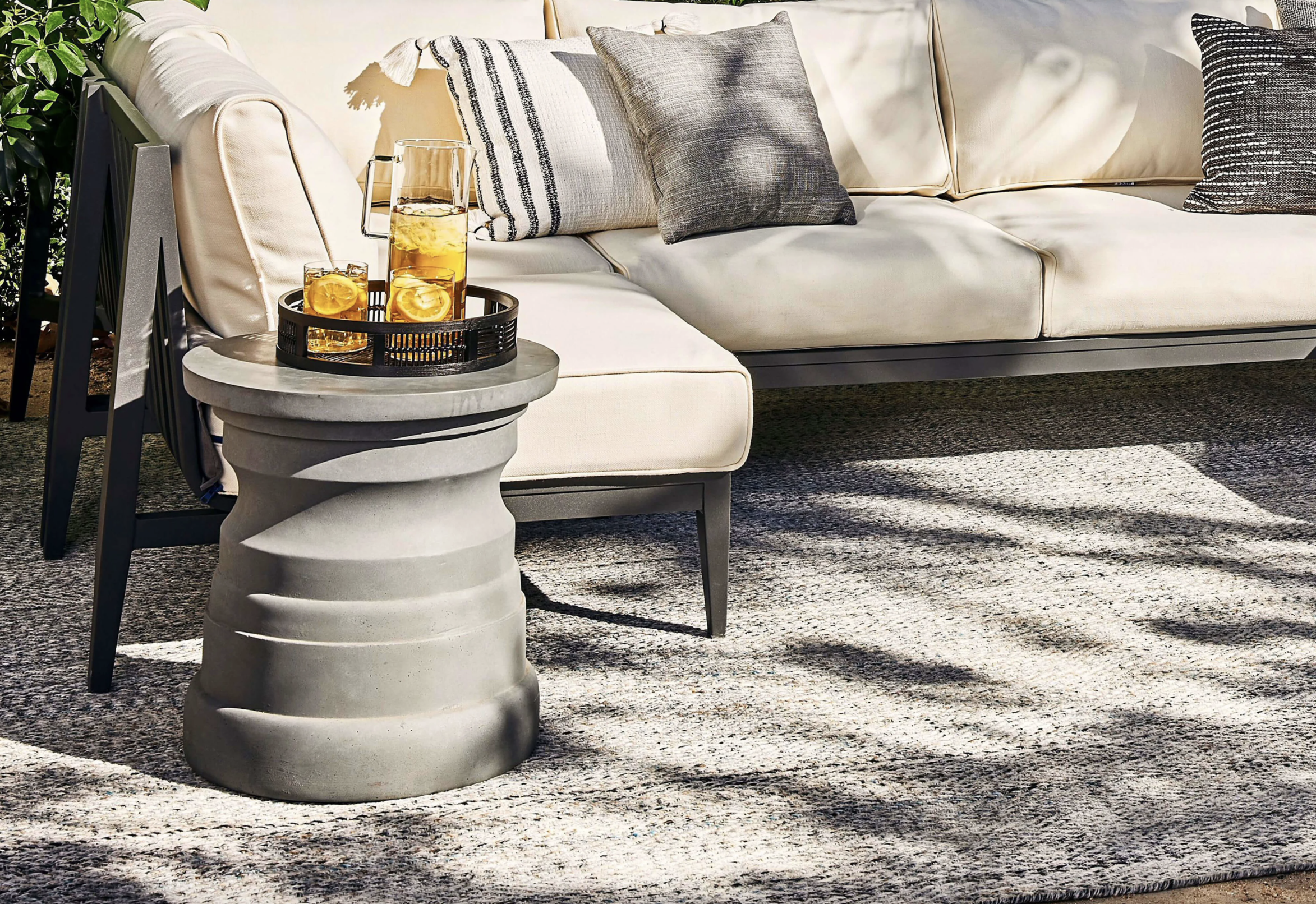 Concrete Outdoor Side Table