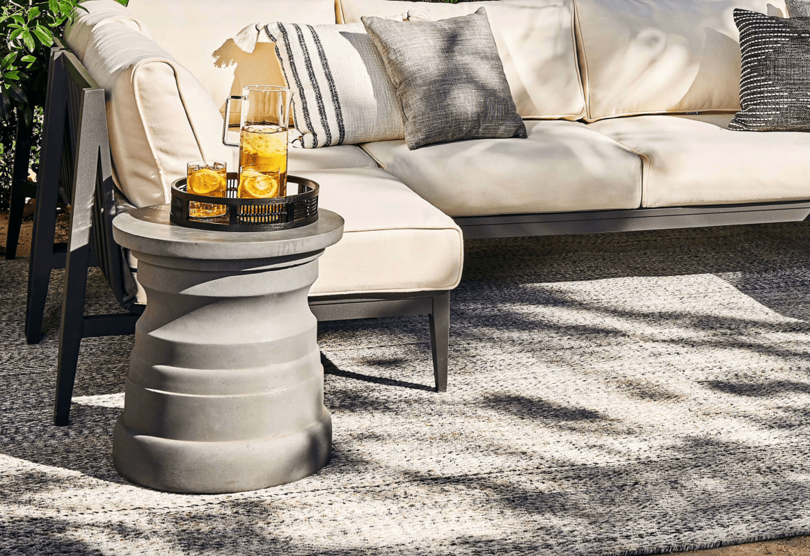 Concrete Outdoor Side Table