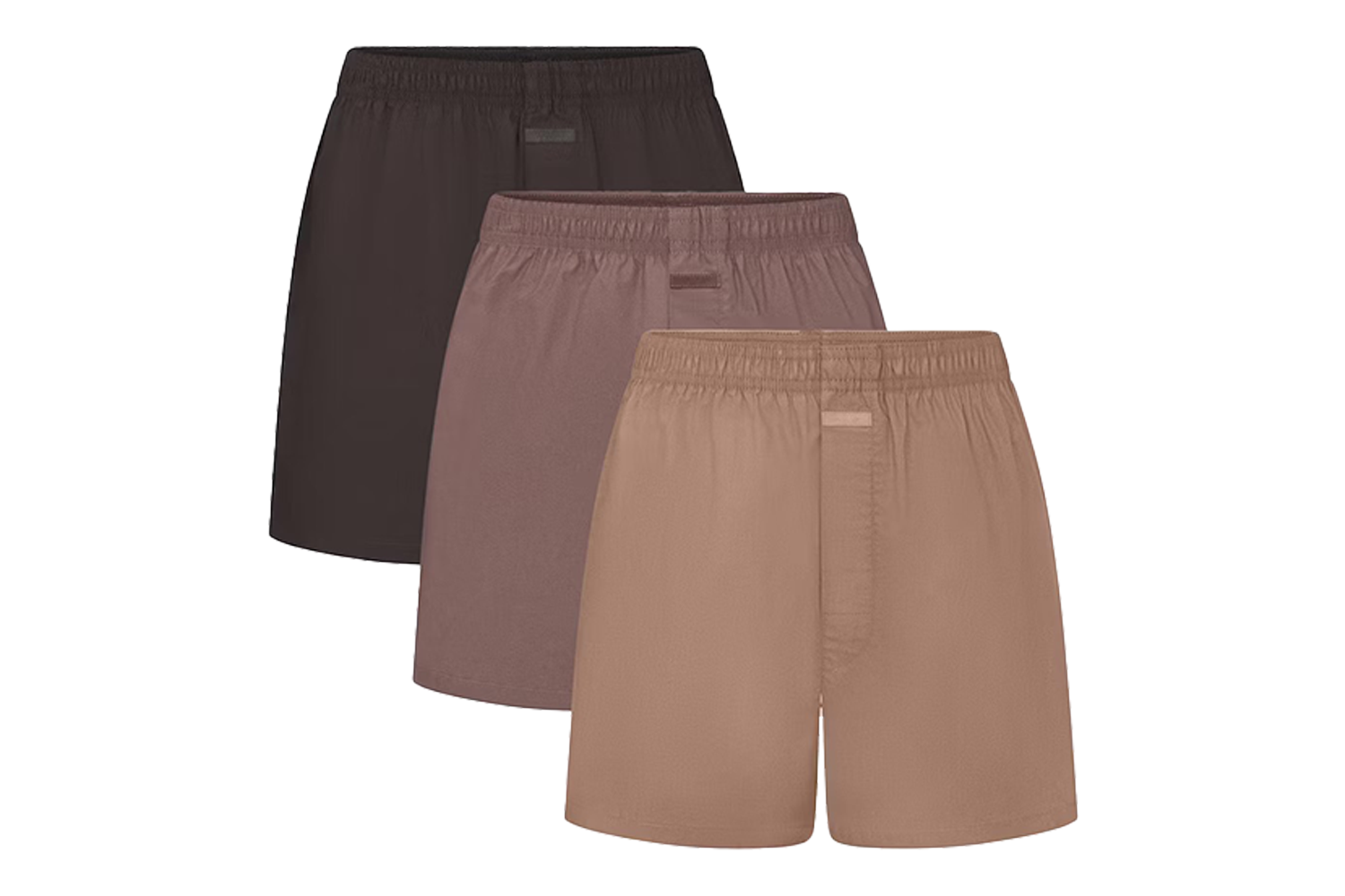 Skims Cotton Poplin Boxer (3-Pack)