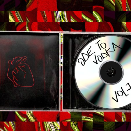 a cd in a jewel case that has ode to vodka vol 1 written on it