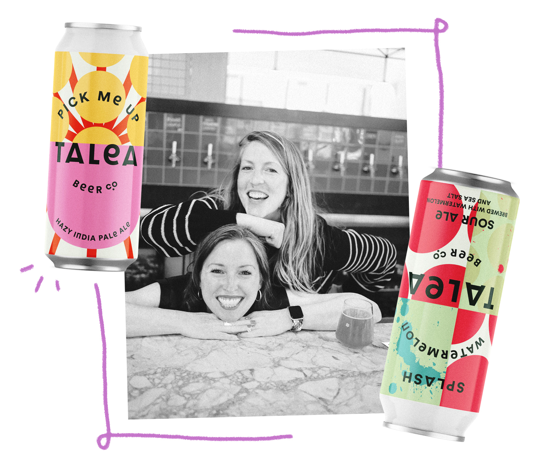 Tara Hankinson and LeAnn Darland of Talea Beer Co.