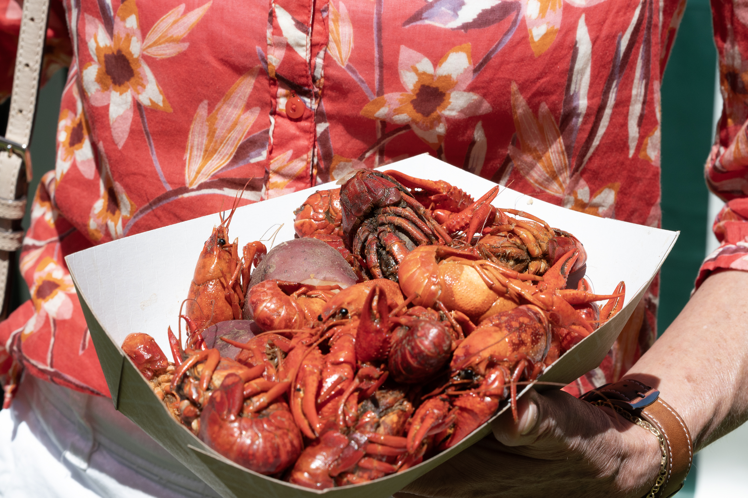 Crawfish at the New Orleans French Quarter Festival