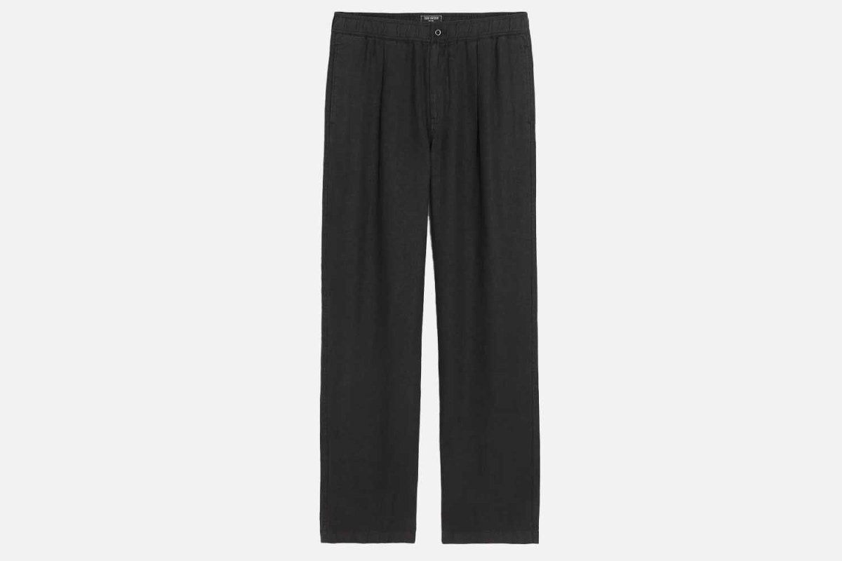 Todd Snyder Relaxed Linen Leisure Pant