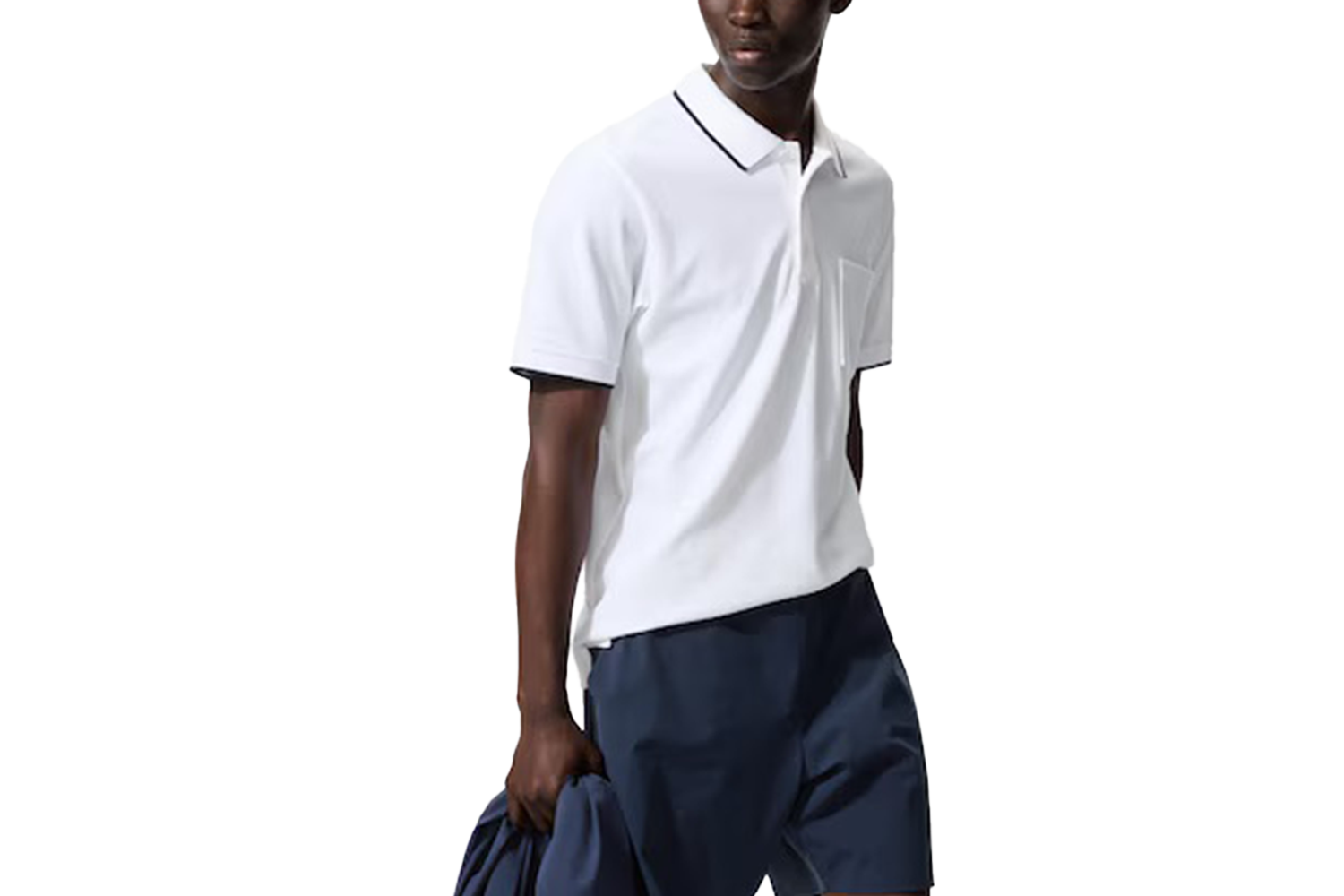 Uniqlo AIRism Cotton Pique Polo Shirt