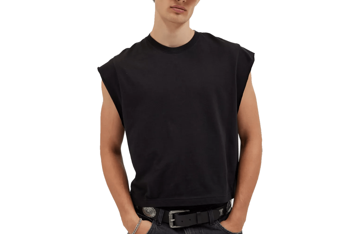 Urban Outfitters BDG Grayson Solid Cutoff Muscle Tank