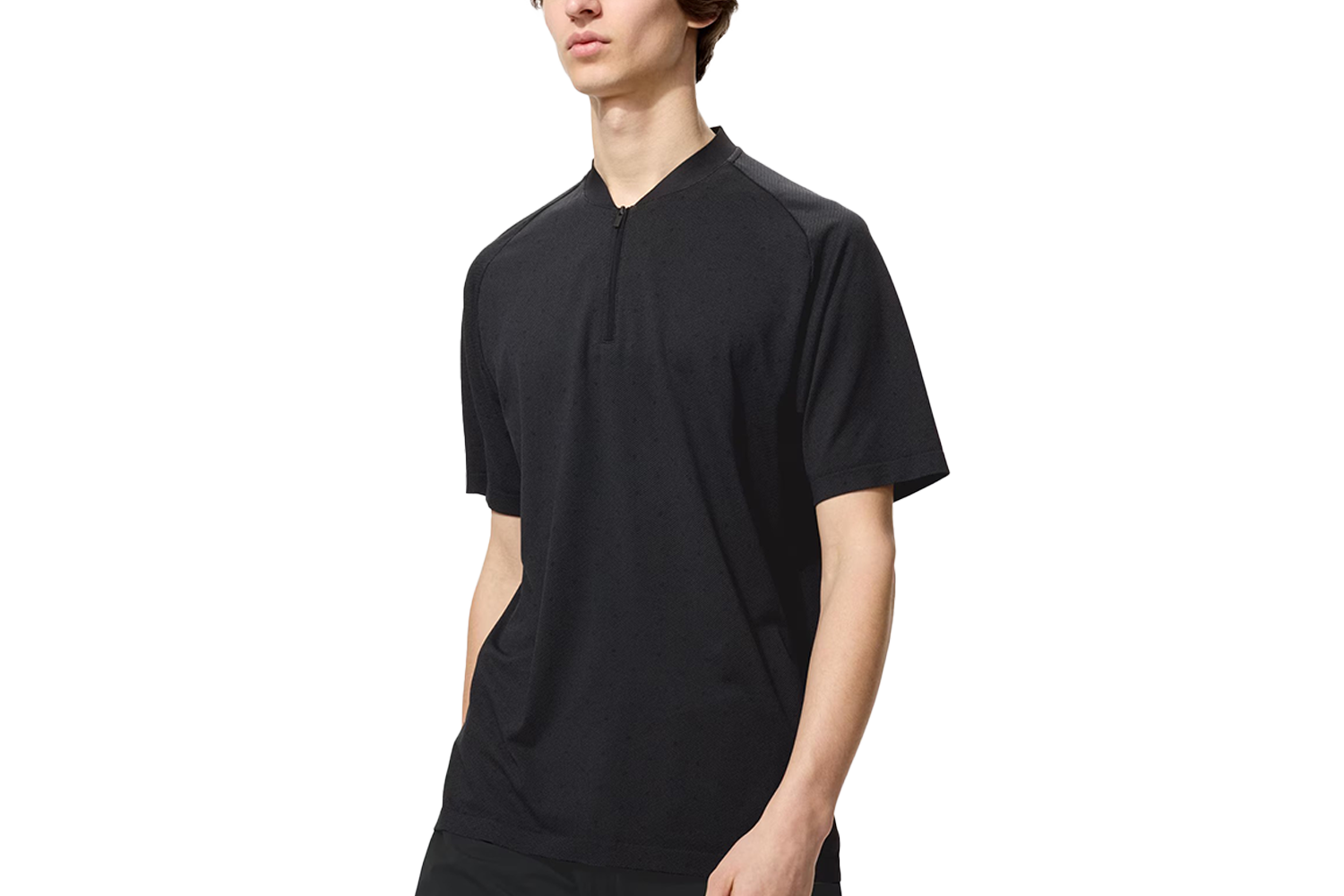 Uniqlo DRY-EX Stand Collar Polo Shirt