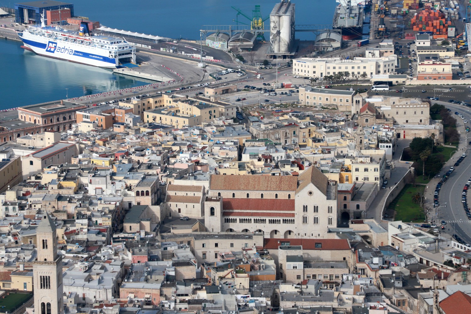 The old town of Bari, Italy, the capital of the Puglia region