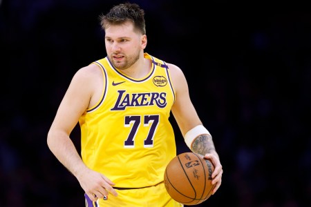 Luka Dončić of the Los Angeles Lakers