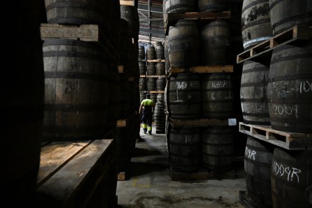 Barrels of rum in Cuba
