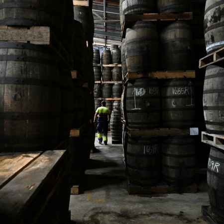 Barrels of rum in Cuba