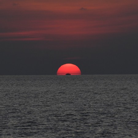 Sunset on the Sulu Sea
